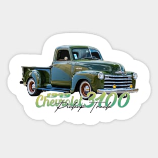 1949 Chevrolet 3100 Pickup Truck Sticker